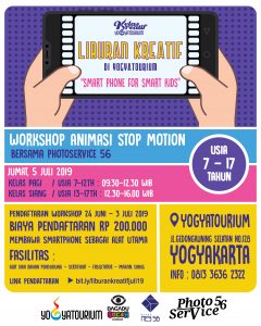 Liburan Kreatif Yogyatourium : Workshop Animasi Stop Motion
