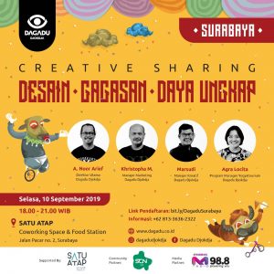 ROADSHOW CREATIVE SHARING SURABAYA – DAGADU DJOKDJA