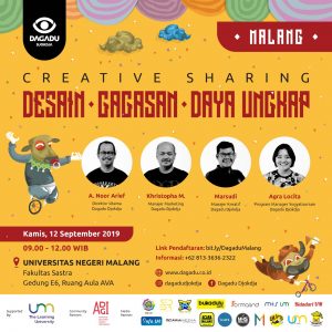 ROADSHOW CREATIVE SHARING MALANG – DAGADU DJOKDJA