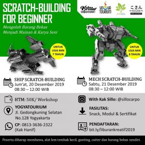 Liburan Kreatif Yogyatourium : Workshop Scratch Building