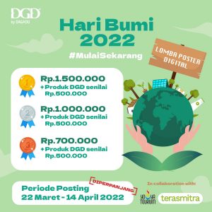 LOMBA POSTER DIGITAL HARI BUMI 2022  [LOMBA POSTER HARI BUMI DIPERPANJANG]